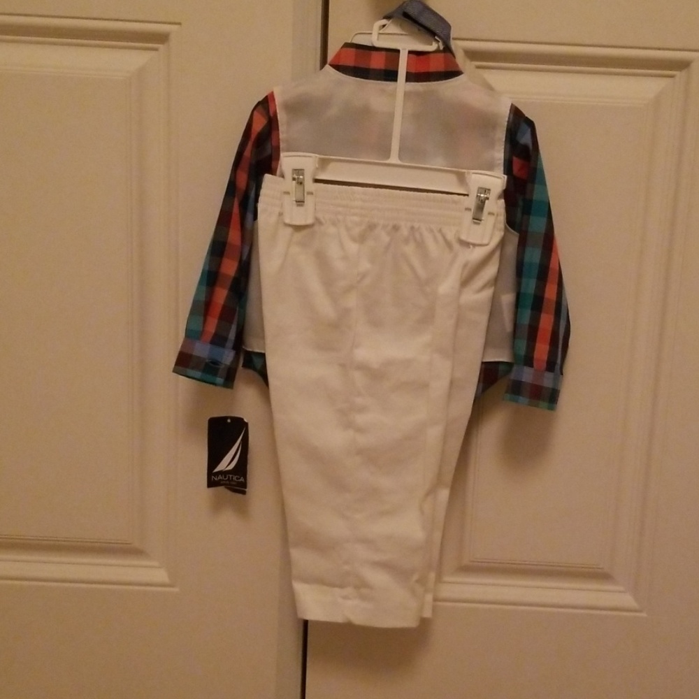 4 piece 6/9 month Nautica church suit - Picture 3 of 4